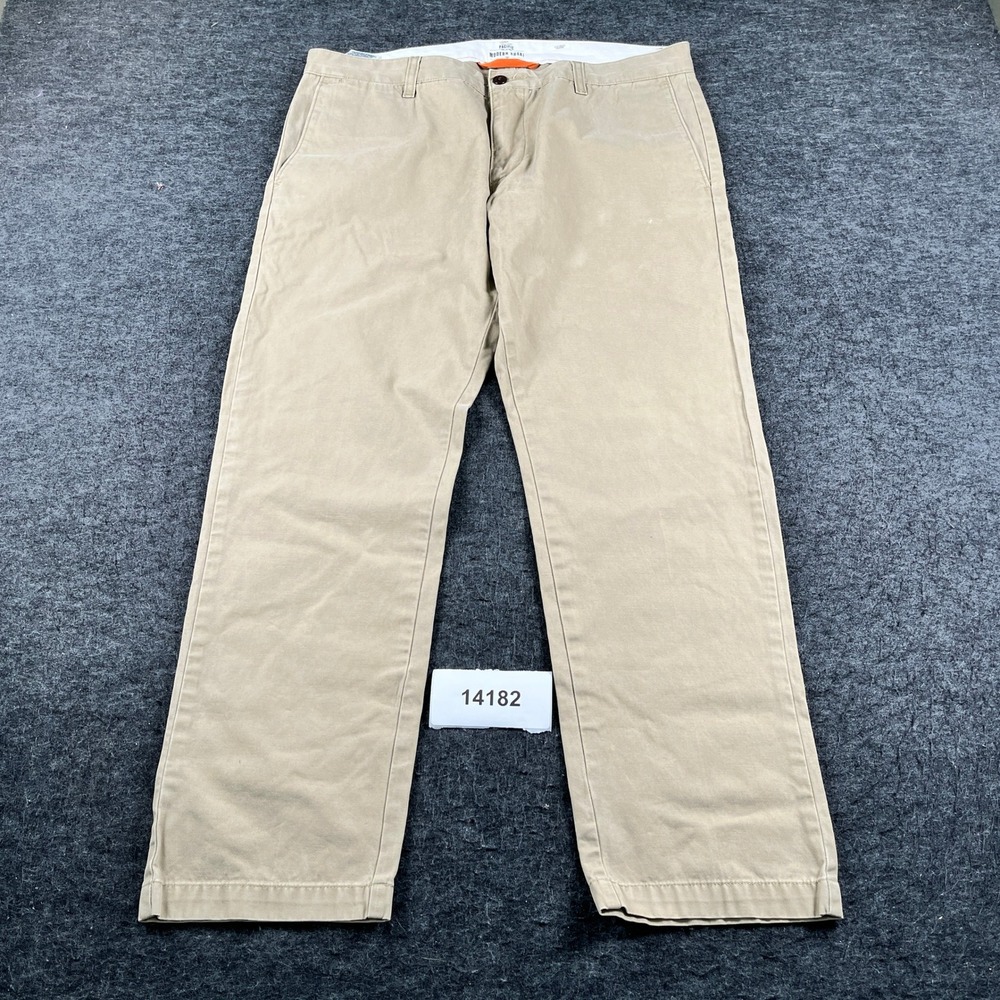Dockers Pacific Collection Modern Chino Pants Mens 36x30 Tan Beige Cotton Casual